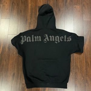 Palm Angels Black Hoodie Medium 100% Authentic Lightly Used MSRP$650